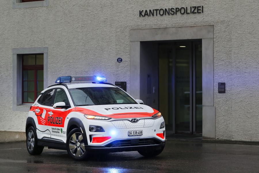  Hyundai Kona Polizei FuStW 2019 года  (CH) (фото 4 из 4)